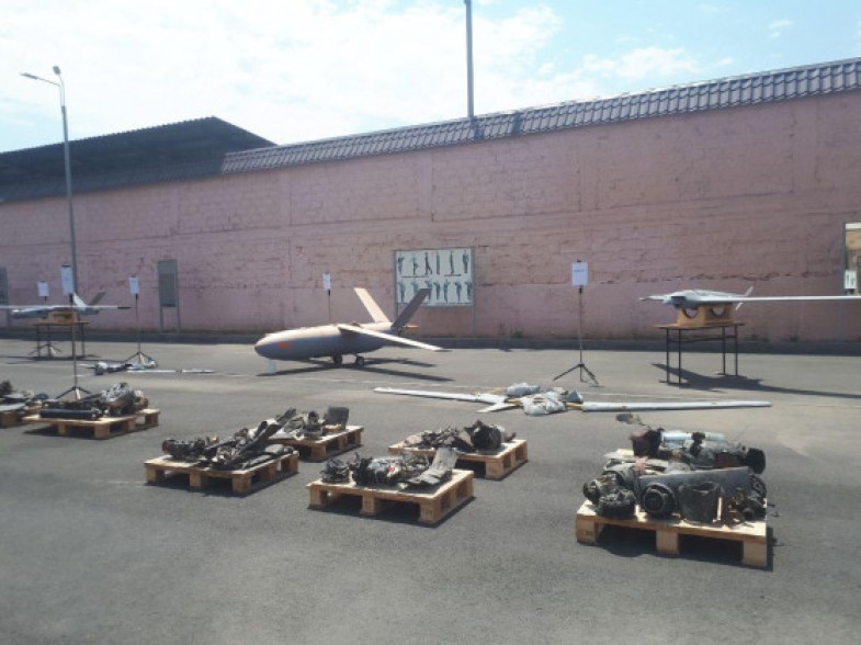 Armenia’s MOD presents remains of downed Azerbaijani UAVs (photos)