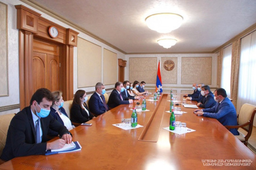 Արցախի նախագահն ընդունել է ՀՀ արտաքին գործերի նախարարության պատվիրակությանը