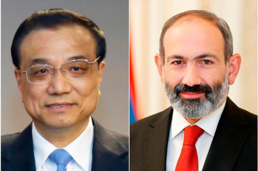 “Bilateral cooperation is developing harmoniously” - PRC State Council Premier Li Keqiang congratulates Nikol Pashinyan