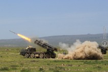 Azerbaijani Armed Forces use Smerch rocket system (video)