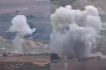 Adversary faces severe resistance of Defense Army after initiating tank attack