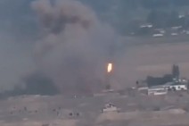 Azerbaijan deploys TOS-1A heavy artillery systems in settlements, making live shields from own citizens (video)