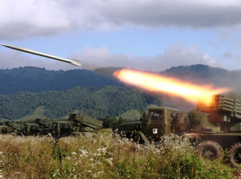 Nagorno Karabakh's Defense Army's "Grad" systems silence the enemy (video)