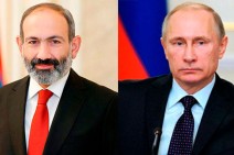 Armenia’s Prime Minister Nikol Pashinyan congratulates Russia’s President on birthday