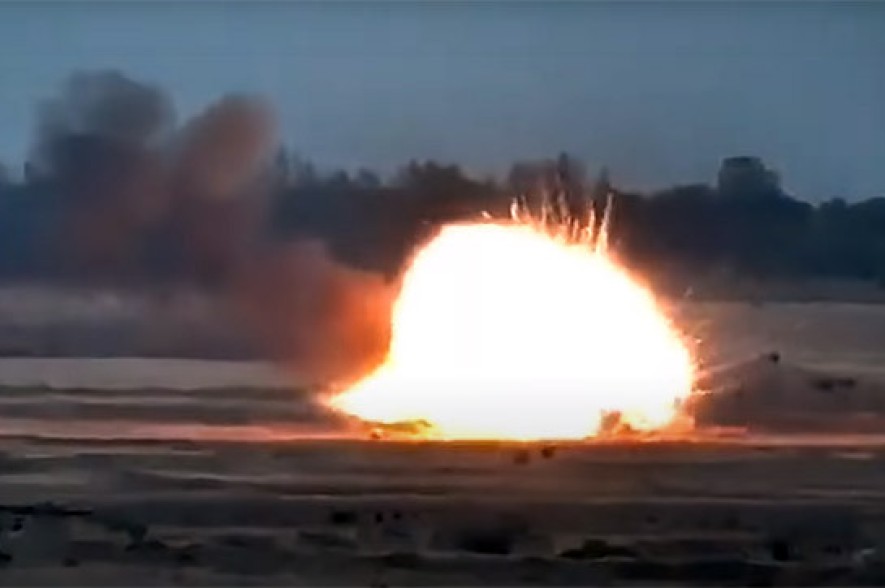 Azerbaijan intensively shells the southern frontline