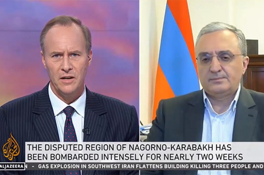 Don’t shift the blame on Armenia or Nagorno-Karabakh: Armenia’s FM to to “Al-Jazeera”