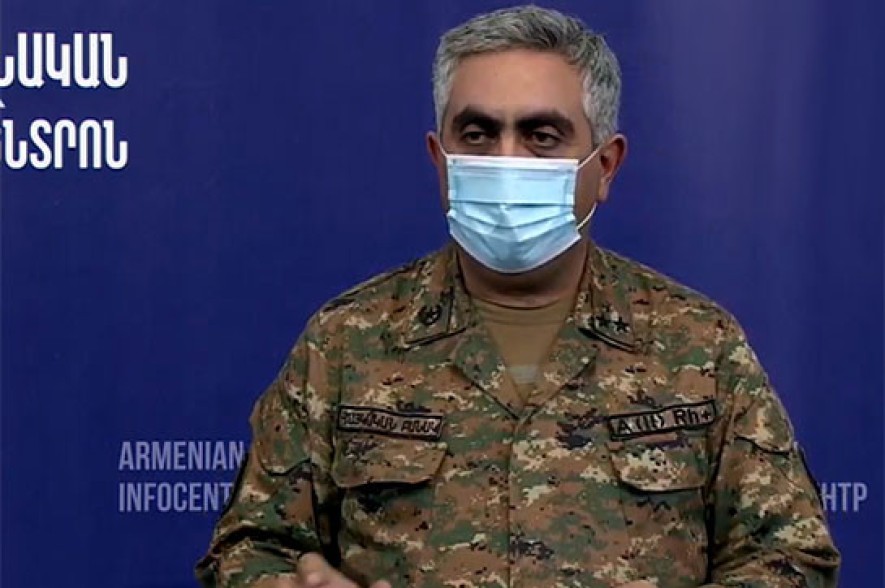Armenian side pushed the enemy back inflicting losses: MOD representative