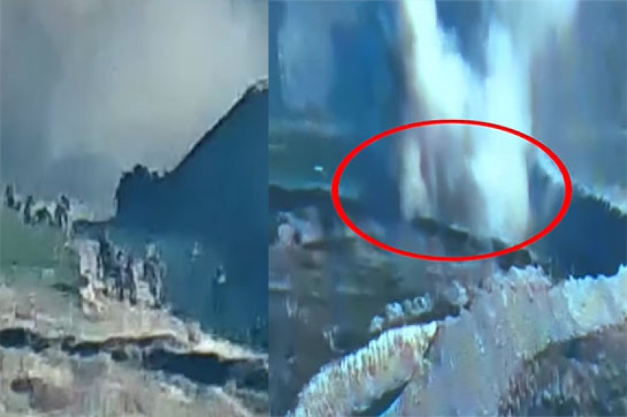 The repel of the attack of the enemy forces and their elimination (video)
