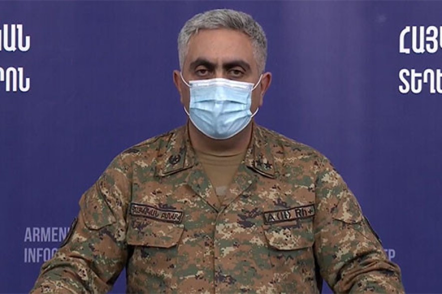 As of 8.30 p.m. 9 Azerbaijani drones were shot down, of which 2 in Armenia’s territory: MOD representative