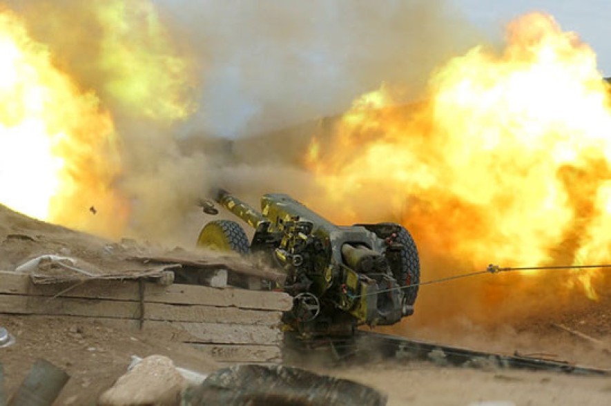The artillery battles continued in separate sectors during the night too: Defense Army