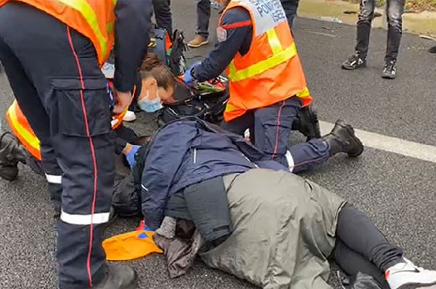The condition of Armenian hit by Turk national with hammer in France is grave (video)