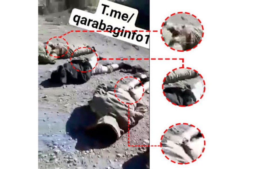 Karabakh ombudsman: At least 4 handcuffed Armenian soldiers were POWs before being killed