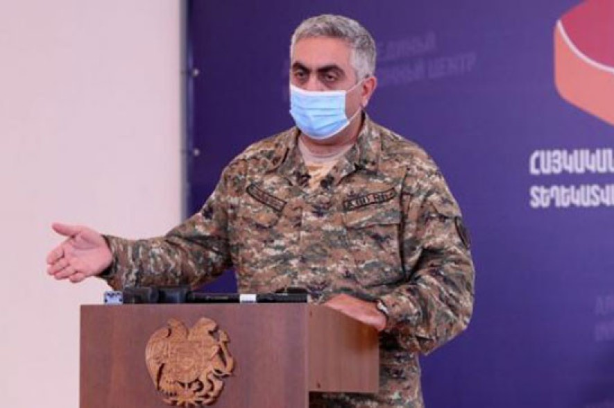 MOD representative: South from Martuni Azerbaijani forces succeeded in taking 1-2 positions, enemy’s other offensives in all directions failed
