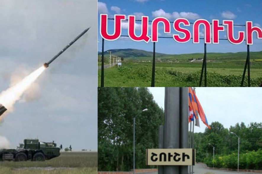 Azerbaijani forces shell Karabakh’s Martuni, Shushi towns from Smerch
