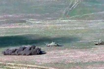 Karabakh Defense Army subdivisions destroy enemy's three attacking tanks in southern direction