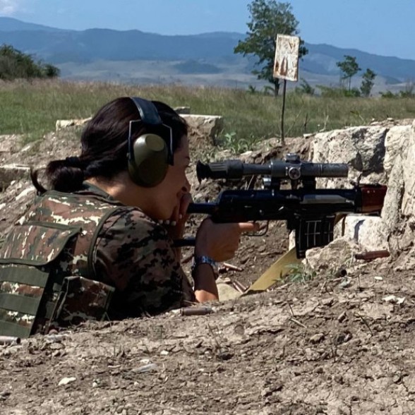 The platoon of Armenia’s PM’s spouse ready to fulfil military tasks in Karabakh