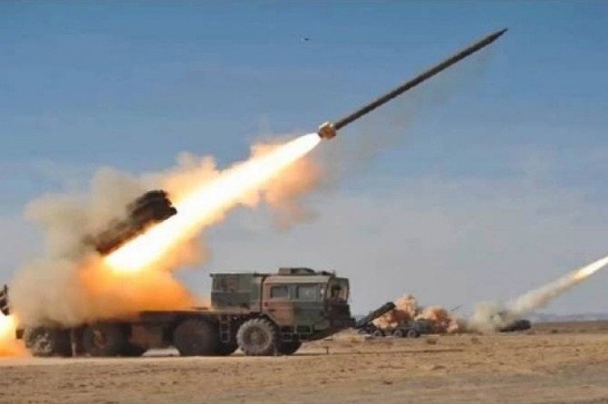 Azerbaijani forces fire several long-range cluster missiles in direction of Stepanakert