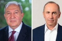 Armenia’s President Armen Sarkissian meets with Robert Kocharyan
