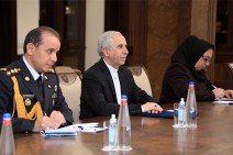 Armenia’s DM meets Iran’s ambassador