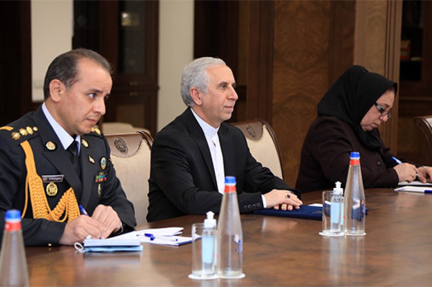 Armenia’s DM meets Iran’s ambassador