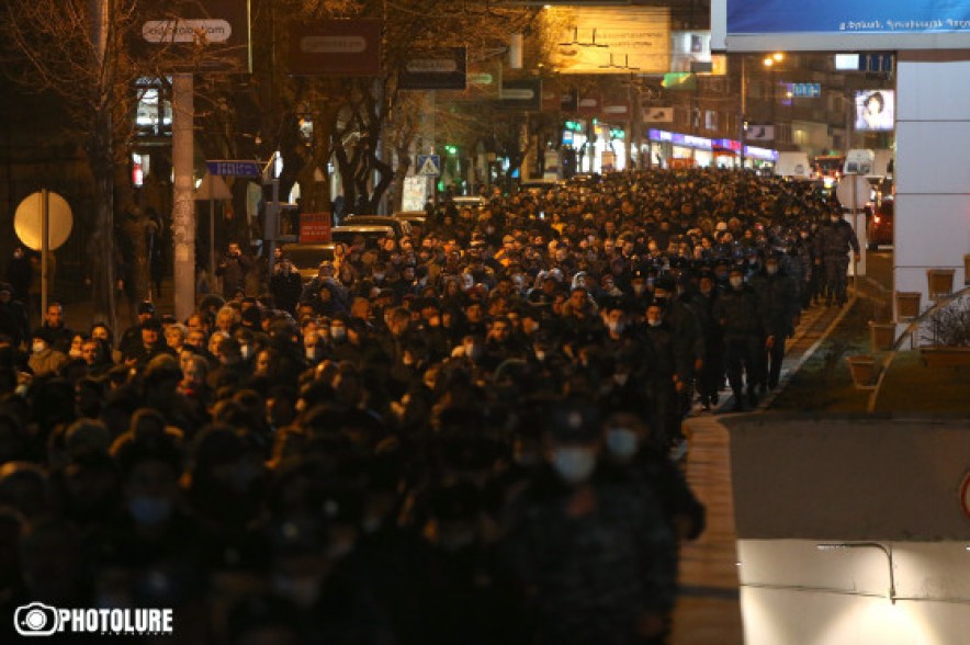 Armenia's opposition marched today in the streets of capital Yerevan (photos)