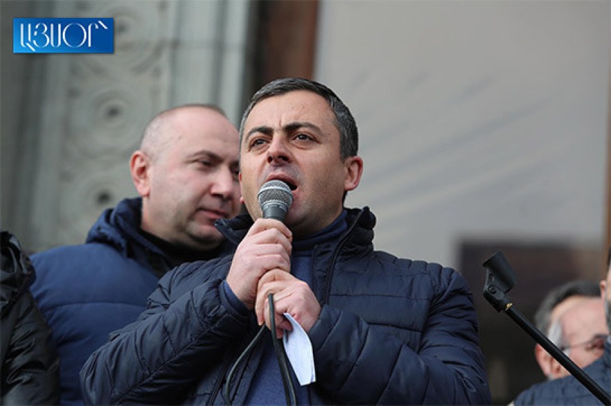 Opposition ready to meet to discuss only resignation of Nikol Pashinyan - Ishkhan Saghatelyan
