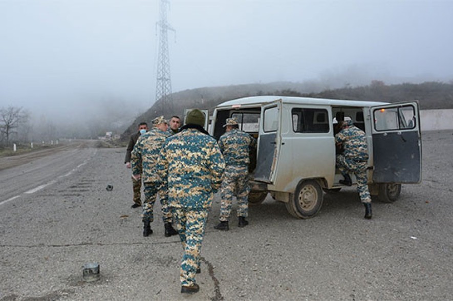 Bodies of two killed Armenian servicemen handed over from Martakert assembly point