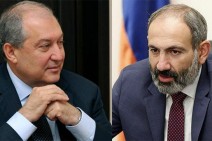 Armenia's president, PM to meet today