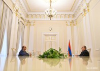 Armenia's President meets Bright Armenia faction head