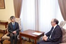 Armenia’s FM meets Japan’s ambassador on completion of his diplomatic mission