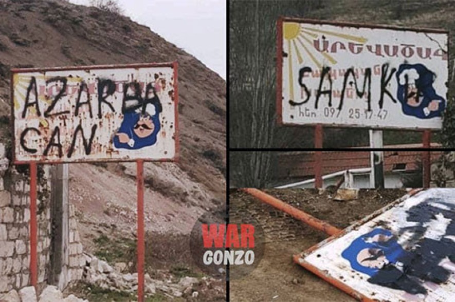 Azeri soldiers bypass Russian peacekeeping post, reach highway taking to Artsakh capital Stepanakert