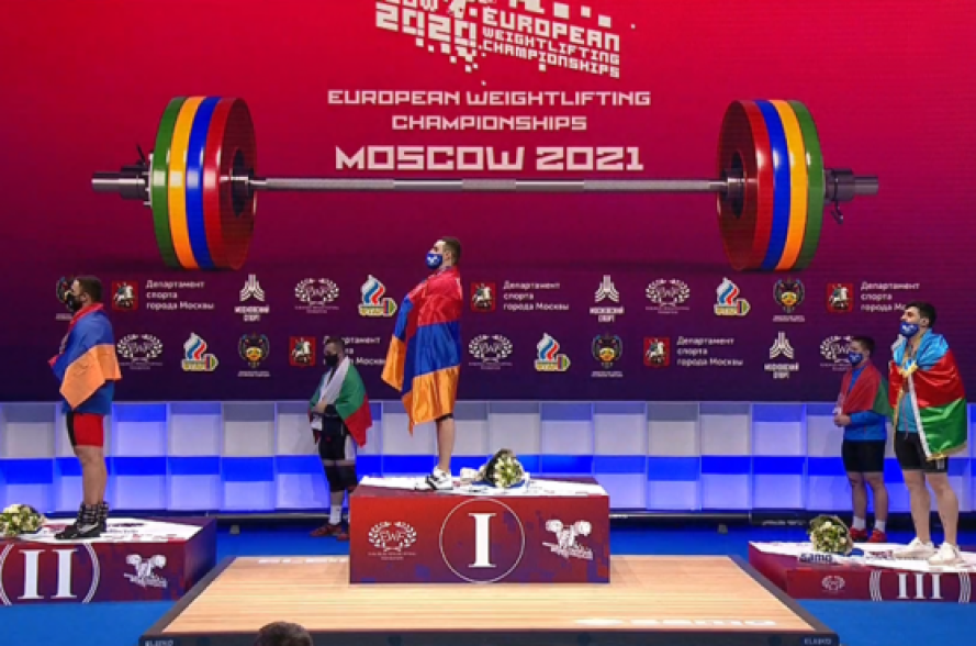 Armenian weightlifter Samvel Gasparyan becomes Europe’s champion
