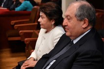 Armenia’s president, his spouse vaccinated abroad