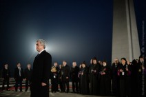 The bloodthirsty Turkish yataghan still remains a threat while some weak-minded people in the Armenian government are ready to kneel down before the executioner begging for peace: Serzh Sargsyan