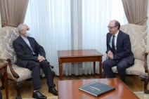 Armenia’s acting FM meets Iran’s ambassador