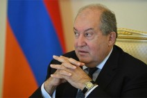 Armenia president urges Armenia's relevant structures take strictest measures against encroachments threatening Armenia's territorial integrity