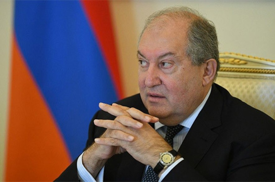 Armenia president urges Armenia's relevant structures take strictest measures against encroachments threatening Armenia's territorial integrity