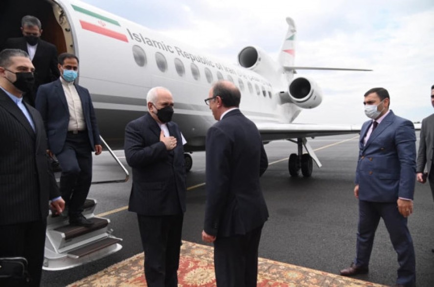 Iran’s FM arrives in Armenia