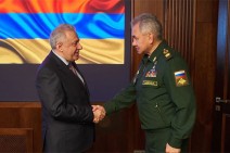 Harutyunyan, Shoigu consider possible ways of resolution of the situation on Armenian-Azerbaijani border, agreed over necessary steps