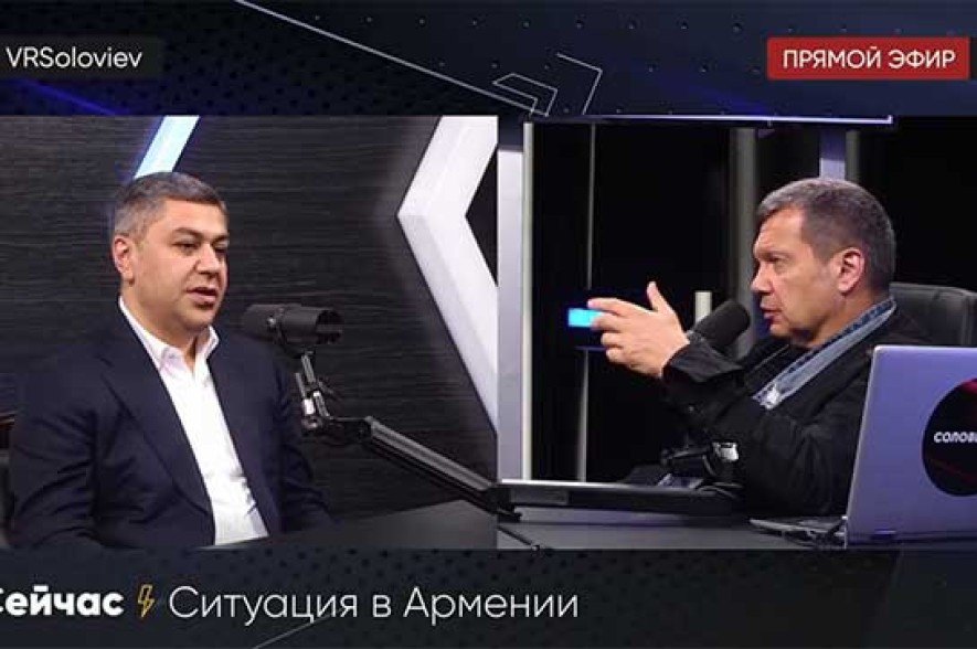 Ստելը Փաշինյանի կրեդոն է, ՌԴ-ն չի հանդուրժում ստախոսներին. Վանեցյանի հարցազրույցը՝ Սոլովյովին (Տեսանյութ)