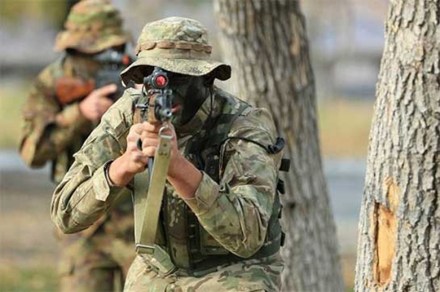 Azeri again tried to carry out engineering works in border section with Armenia’s Gegharkunik, sides open fire