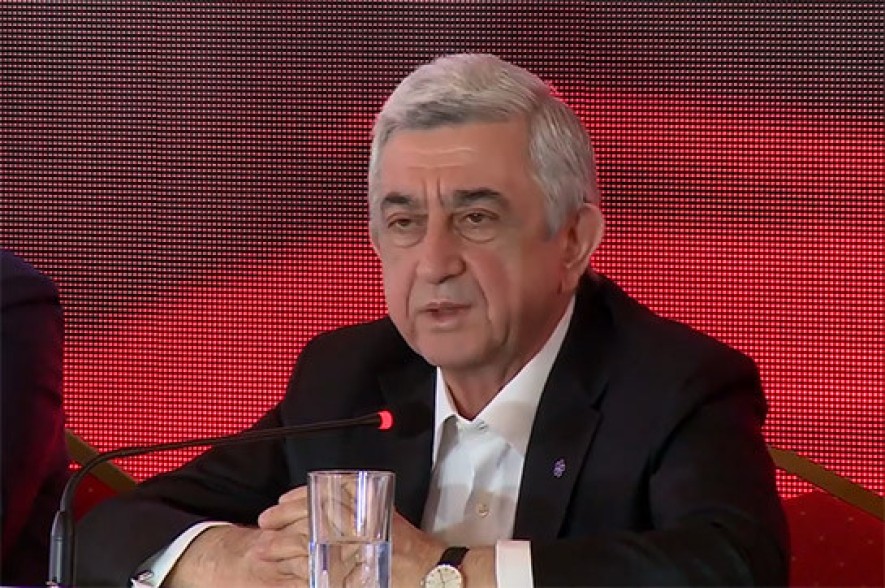 Stronger shield and toothpick necessary to drive away people trying to use their “steel tool” against us – Serzh Sargsyan