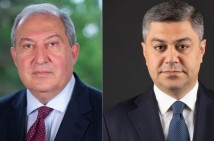 Armenia President holds phone conversation with "I Have the Honor" bloc candidate Artur Vanetsyan