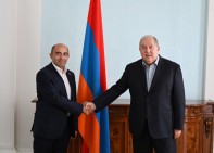 Armenia president, Bright Armenia party leader meet, discuss domestic political situation