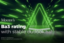 Moody's revised the Outlook on Ameriabank to Stable