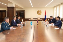 Сурен Папикян и посол Казахстана в Армении обсудили перспективы армяно-казахстанского сотрудничества в оборонной сфере
