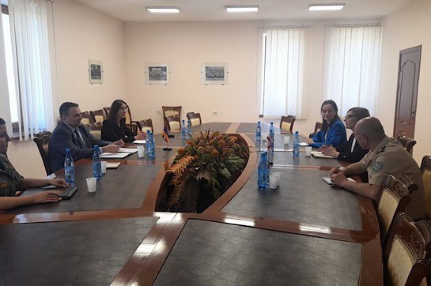 Քննարկվել են ԶՈՒ-ում բարեվարքության ամրապնդման ուղղությամբ աշխատանքները․ Վրաստանի ՊՆ ներկայացուցիչները ՀՀ-ում են