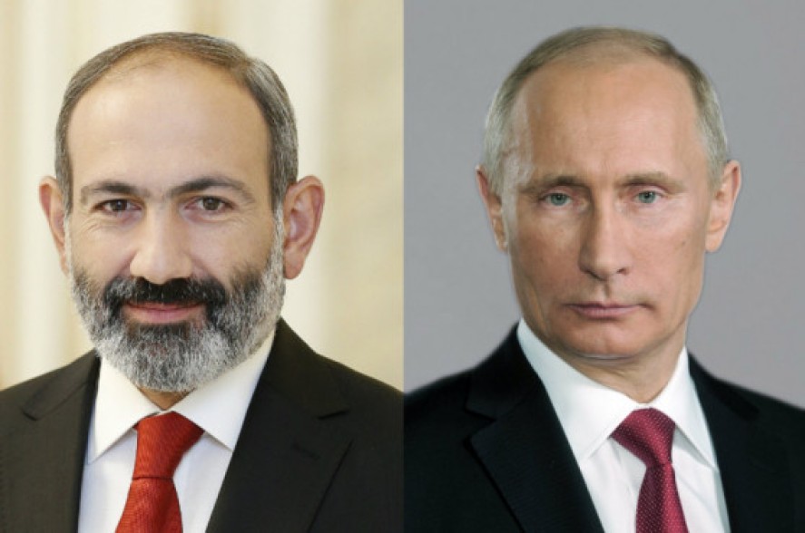 Пашинян и Путин обсудили обстановку вокруг Нагорного Карабаха