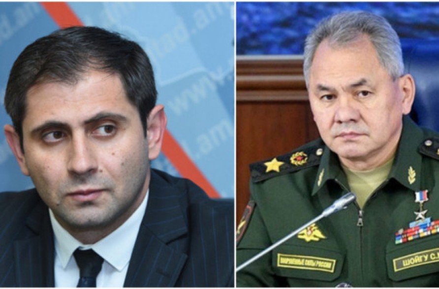 Папикян и Шойгу договорились предпринять шаги по стабилизации ситуации на границе с Азербайджаном