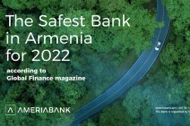Global Finance Names Ameriabank the Safest Bank in Armenia